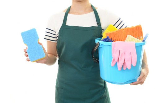 Curtains being professionally cleaned in a Lower Clapton home